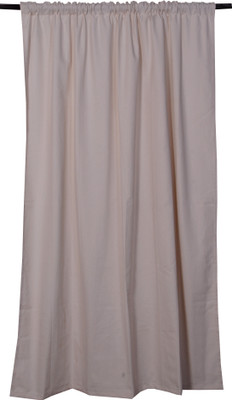 16% OFF on VHome Cotton Beige Floral Eyelet Curtain