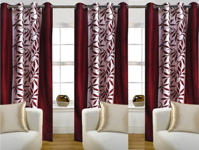 57% OFF on White Wave Polyester Printed Maroon Printed Tab Top Curtain 57% OFF on White Wave Polyester Printed Maroon Printed Tab Top Curtain