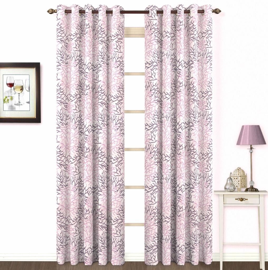 Skipper Polyester, Viscose, Blends Purple Floral Eyelet Curtain