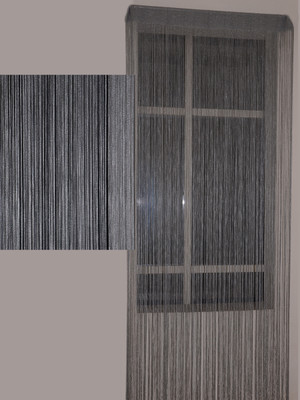 30% OFF on Aadyahome Cotton Silver Floral Tab Top Curtain