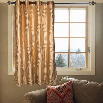 Kings Polycotton Multicolor Abstract Eyelet Curtain Kings Polycotton Multicolor Abstract Eyelet Curtain