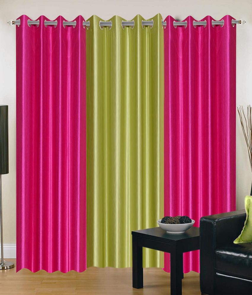 66% OFF on HomeZaara Polyester Multicolor Fleur-de-lis Eyelet Curtain 66% OFF on HomeZaara Polyester Multicolor Fleur-de-lis Eyelet Curtain