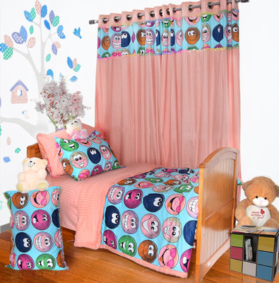 23% OFF on Aurraa Blue Multicolour Smiley Single Cotton Bedding Set 23% OFF on Aurraa Blue Multicolour Smiley Single Cotton Bedding Set