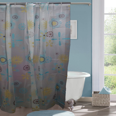 37% OFF on Gran Polyester Multicolour Abstract Eyelet Curtain