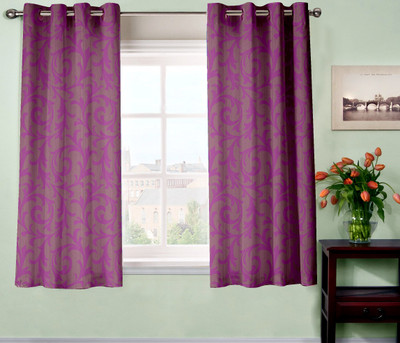 22% OFF on TT Purple Geometric Eyelet Curtain 22% OFF on TT Purple Geometric Eyelet Curtain