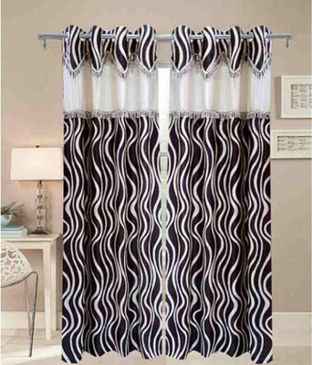 66% OFF on HomeZaara Polyester Multicolor Self Design Eyelet Curtain 66% OFF on HomeZaara Polyester Multicolor Self Design Eyelet Curtain