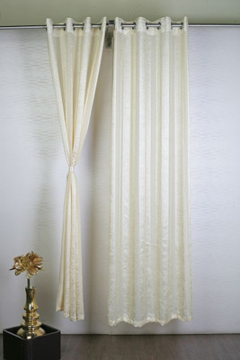 41% OFF on Dragon Polyester Yellow Solid Eyelet Curtain 41% OFF on Dragon Polyester Yellow Solid Eyelet Curtain