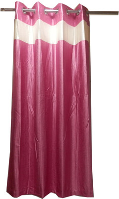 52% OFF on Furnishing Centre Polyester Pink, White Striped Eyelet Curtain 52% OFF on Furnishing Centre Polyester Pink, White Striped Eyelet Curtain
