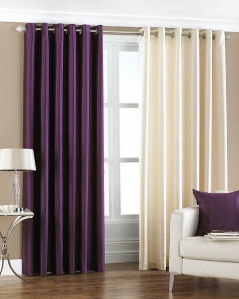 33% OFF on Pindia Polyester Purple, Beige Solid Eyelet Curtain 33% OFF on Pindia Polyester Purple, Beige Solid Eyelet Curtain