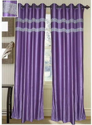 62% OFF on Shopgrab Polyester Purple Solid Eyelet Curtain 62% OFF on Shopgrab Polyester Purple Solid Eyelet Curtain