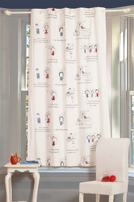 20% OFF on Portico New York Cotton White Printed Eyelet Curtain 20% OFF on Portico New York Cotton White Printed Eyelet Curtain
