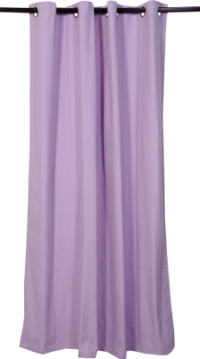 16% OFF on VHome Cotton Lavender Floral Eyelet Curtain 16% OFF on VHome Cotton Lavender Floral Eyelet Curtain