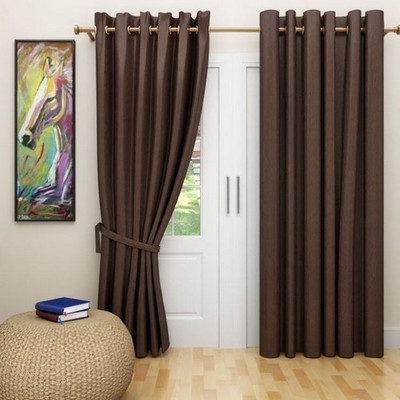 G M HomeFashion Polyester Multicolor Floral Eyelet Curtain G M HomeFashion Polyester Multicolor Floral Eyelet Curtain