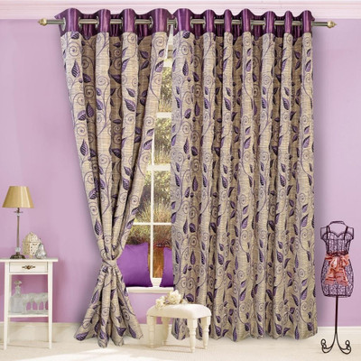 50% OFF on Vorhang Multicolor Floral Eyelet Curtain 50% OFF on Vorhang Multicolor Floral Eyelet Curtain