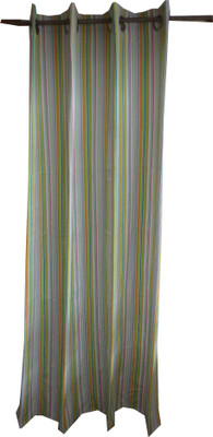 31% OFF on Adt Saral Cotton Multicolor Striped Eyelet Curtain 31% OFF on Adt Saral Cotton Multicolor Striped Eyelet Curtain