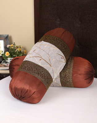 50% OFF on Rajrang Floral Bolsters Cover