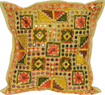 16% OFF on Exotic India Embroidered Cushions Cover