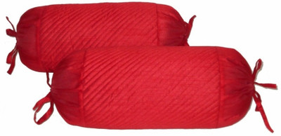 3% OFF on ZIKRAK EXIM Self Design Bolsters Cover