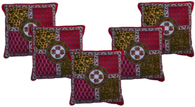 65% OFF on eCraftIndia Floral Cushions Cover