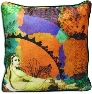 30% OFF on The Bombay Store Abstract Cushions Cover 16 inch*16 inch, Multicolor