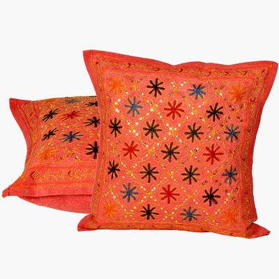 45% OFF on Jaipur Raga Polka Cushions Cover