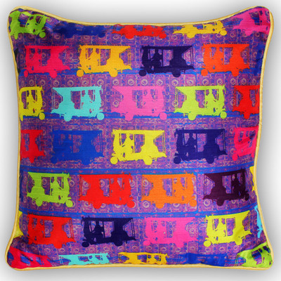 10% OFF on Fatfatiya Self Design Cushions Cover