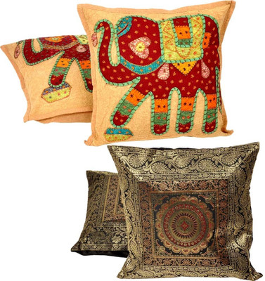 18% OFF on Jaipur Raga Floral Cushions Cover