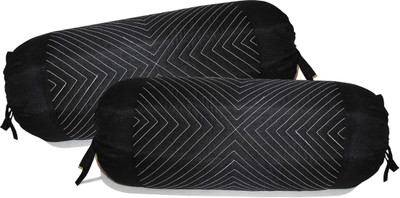 88% OFF on ZIKRAK EXIM Self Design Bolsters Cover