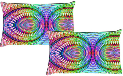 68% OFF on meSleep Abstract Pillows Cover