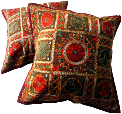 28% OFF on Amazing India Embroidered Cushions Cover