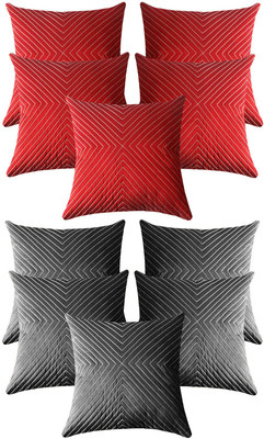 79% OFF on Zikrak Exim Self Design Cushions Cover