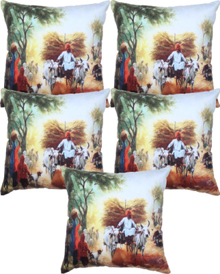 60% OFF on Madhavs Abstract Cushions Cover