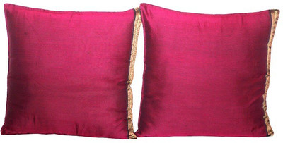 47% OFF on All About Art Self Design, Polka Cushions Cover