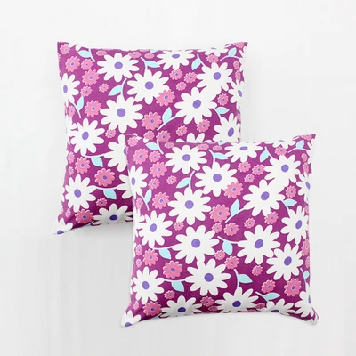 54% OFF on Blueberry Home Floral Cushions Cover