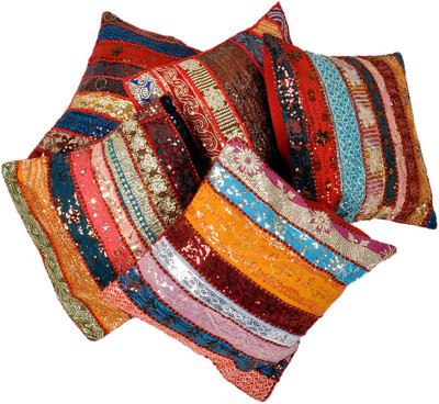 55% OFF on Little India Cushions Cover Pack of 5, 40.6 cm*40.6 cm, Multicolor 55% OFF on Little India Cushions Cover Pack of 5, 40.6 cm*40.6 cm, Multicolor