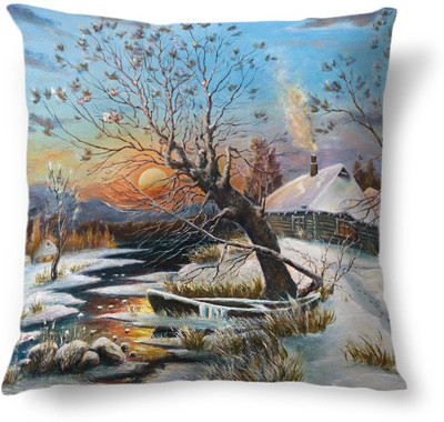 72% OFF on AMY Printed Cushions Cover