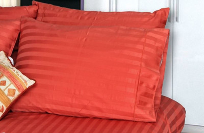 Just Linen Self Design Pillows Cover