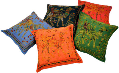 27% OFF on Sunshine Rajasthan Abstract Cushions Cover