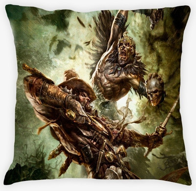 86% OFF on Amore Abstract Cushions Cover