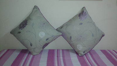 18% OFF on Miracle Furnishings Embroidered Cushions Cover