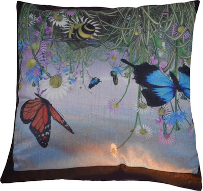 16% OFF on Vibgyor Floral Cushions Cover