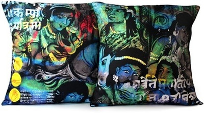 Mad(e) in India Abstract Cushions Cover