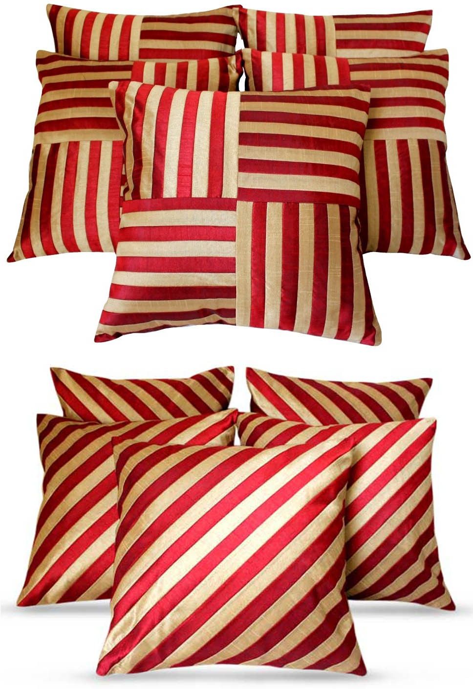 79% OFF on Zikrak Exim Self Design Cushions Cover