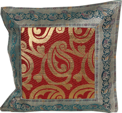 15% OFF on Exotic India Paisley Cushions Cover