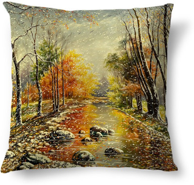 72% OFF on AMY Printed Cushions Cover