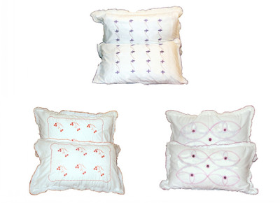 54% OFF on Christy's Collection Embroidered Pillows Cover
