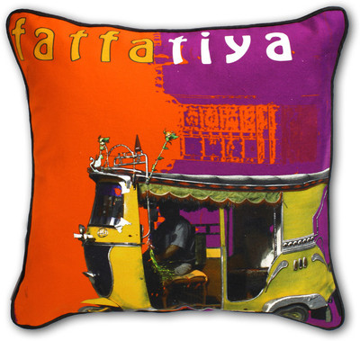 31% OFF on Fatfatiya Self Design Cushions Cover