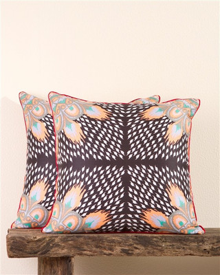 49% OFF on Portico New York Floral Cushions Cover