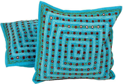 55% OFF on Little India Self Design Cushions Cover