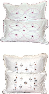 56% OFF on Christy's Collection Embroidered Pillows Cover